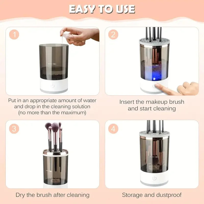 Rechargeable Makeup Brush CleanerAutomatic Brush Washer