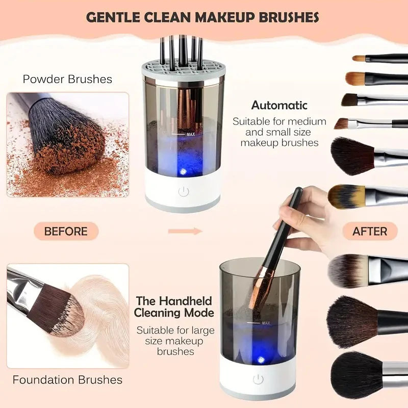Rechargeable Makeup Brush CleanerAutomatic Brush Washer